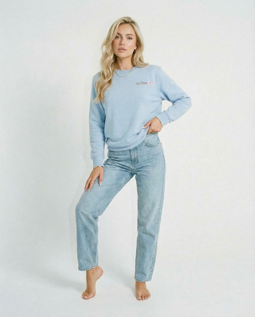 Girl Boss Heavyweight Cotton Regular Fit Sweatshirt