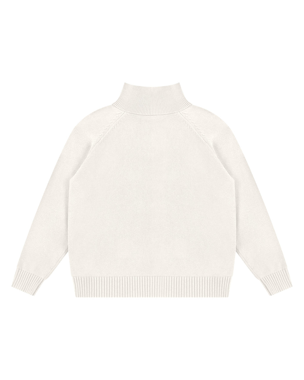 Thick Pure Cotton Quarter-Zip Sweater