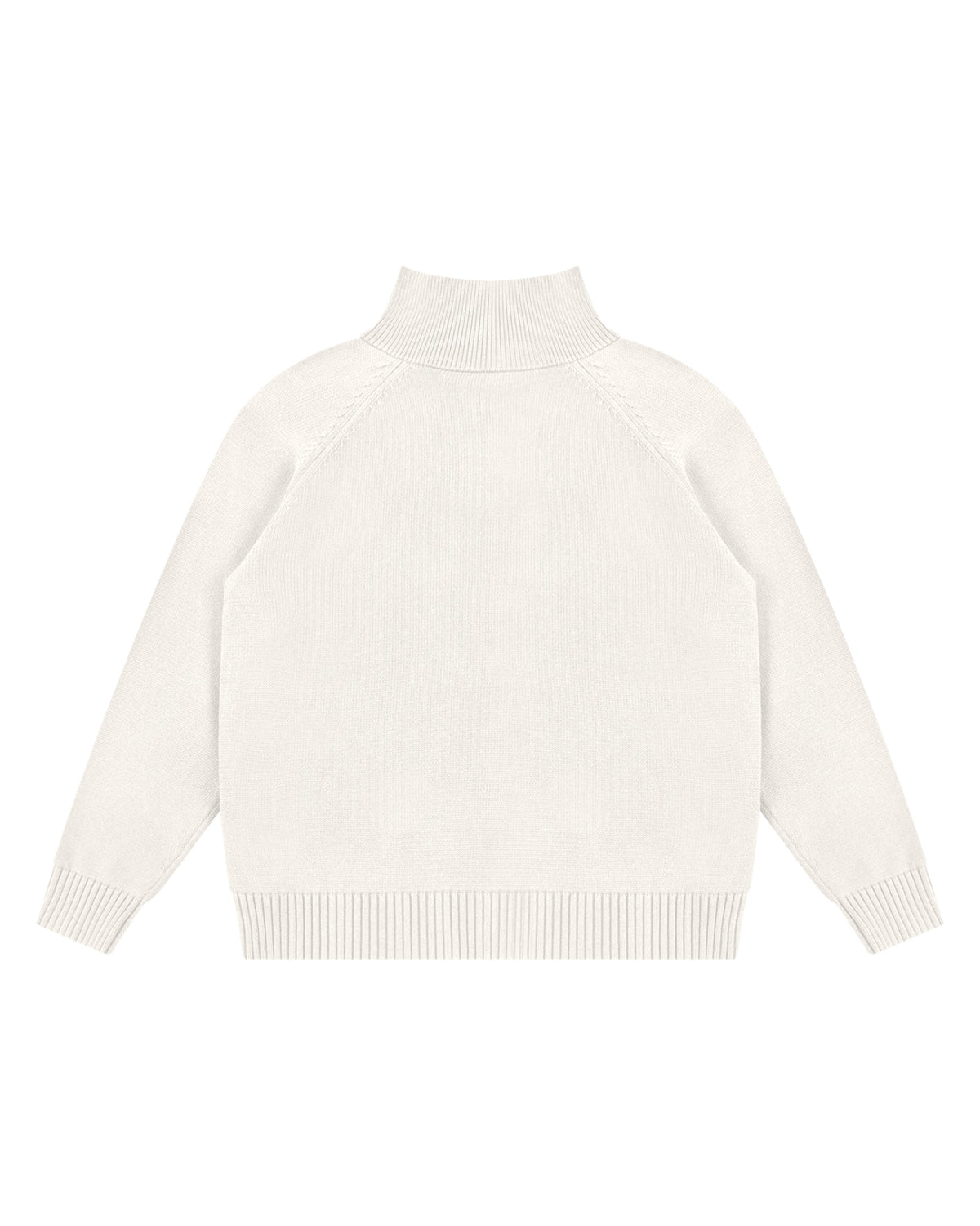 Thick Pure Cotton Quarter-Zip Sweater