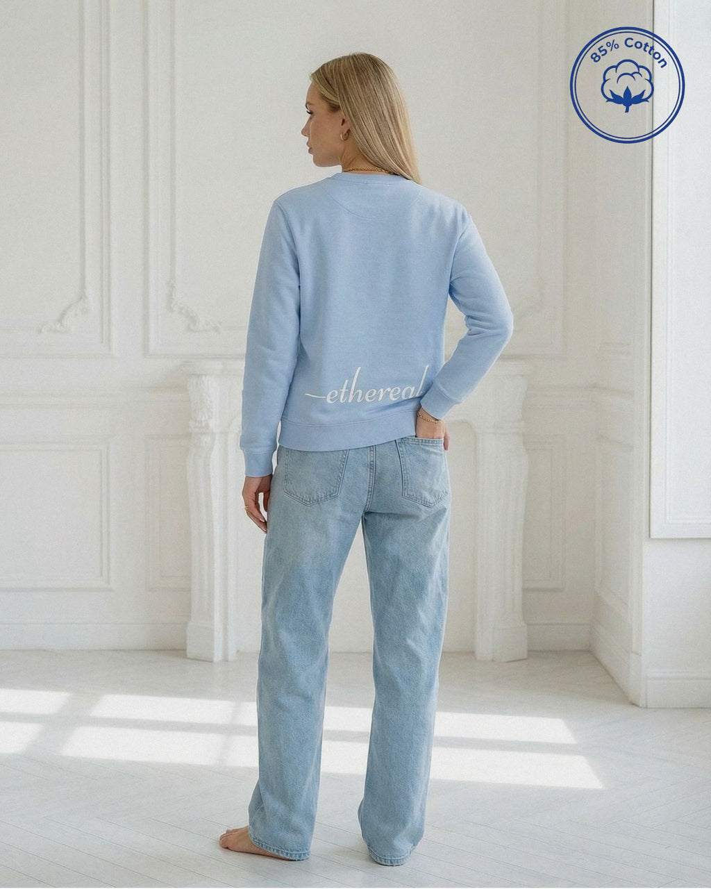 Ethereal Heavyweight Cotton Regular Fit Sweatshirt