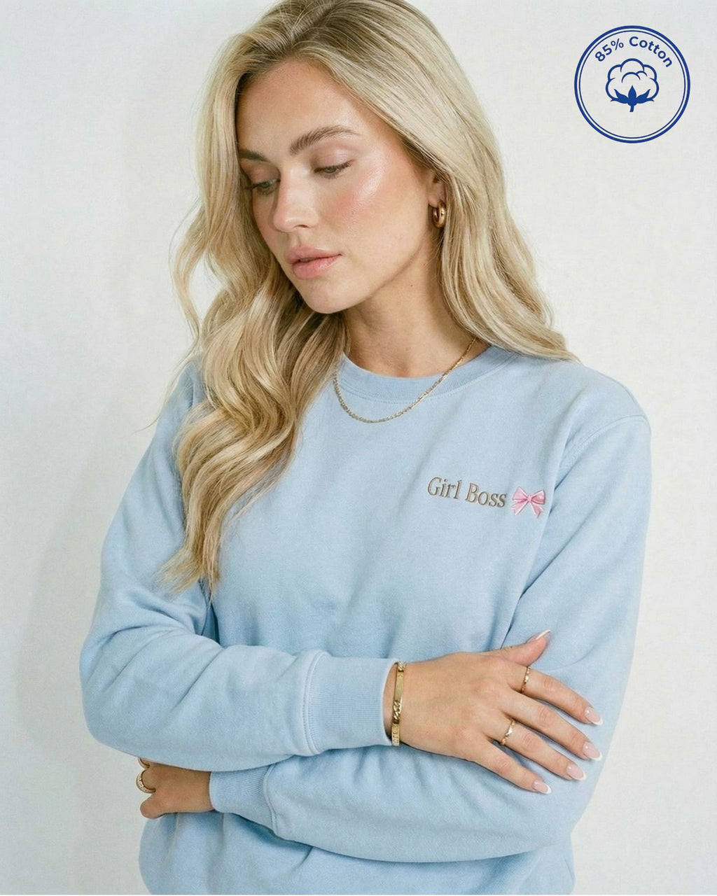 Girl Boss Heavyweight Cotton Regular Fit Sweatshirt