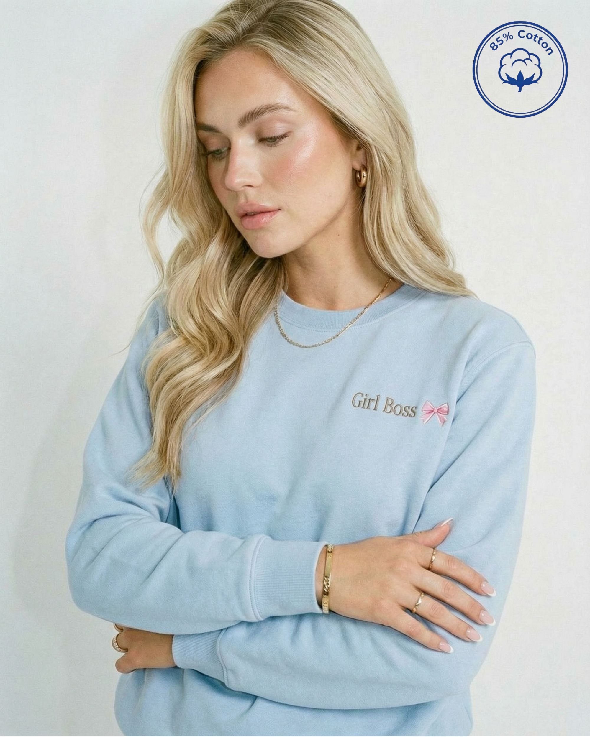 Girl Boss Heavyweight Cotton Regular Fit Sweatshirt