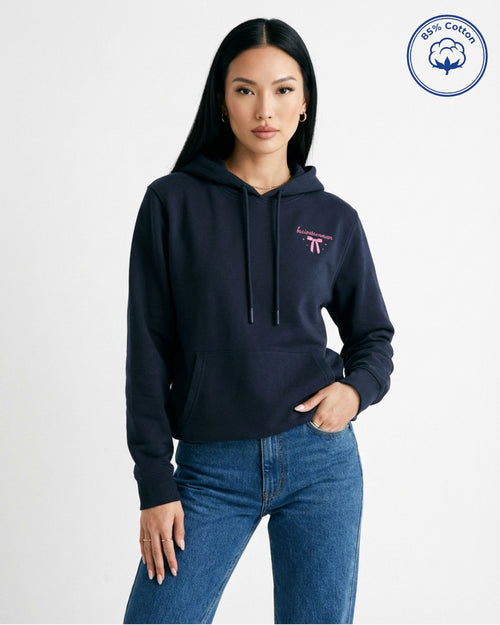 Businesswoman Heavyweight Cotton Relax Fit Hoodie