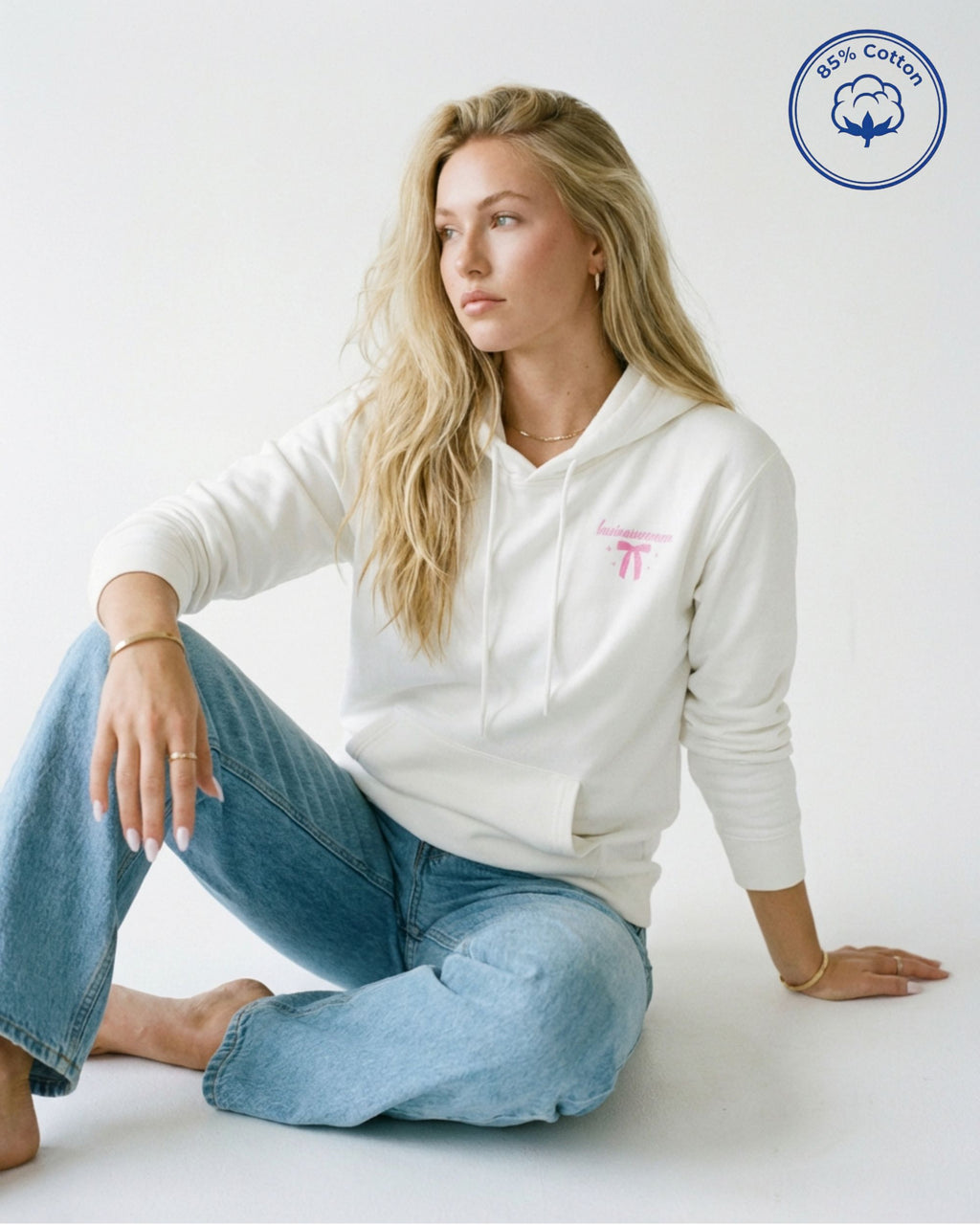 Businesswoman Heavyweight Cotton Relax Fit Hoodie