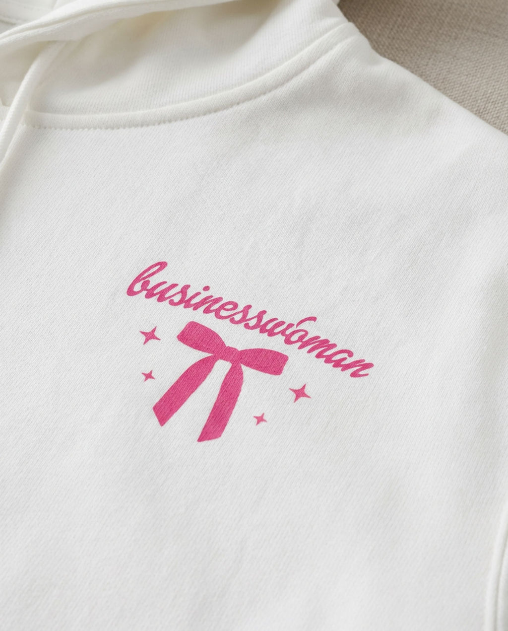 Businesswoman Heavyweight Cotton Relax Fit Hoodie
