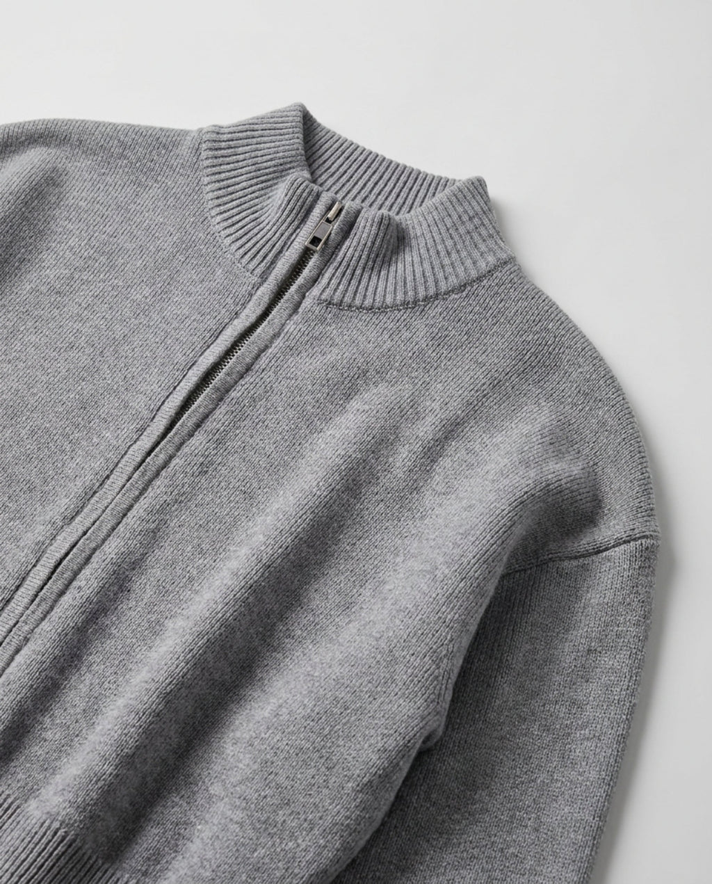 Ultra-Heavyweight Zip-Up Cardigan