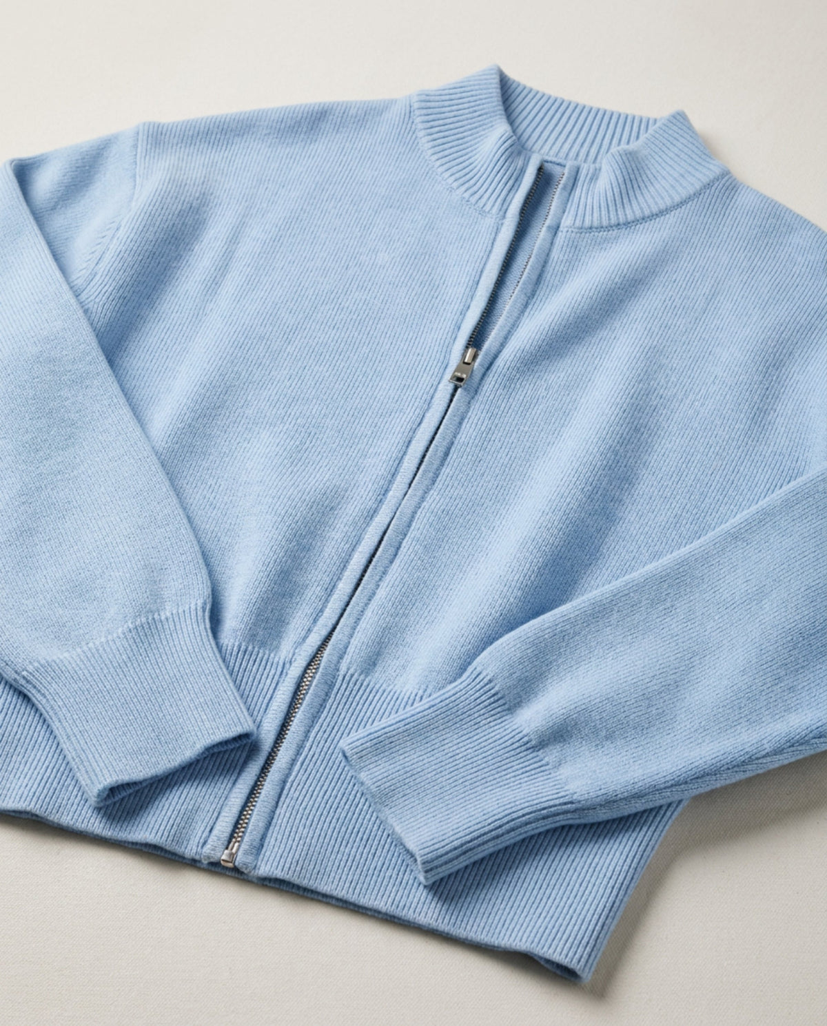 Ultra-Heavyweight Zip-Up Cardigan