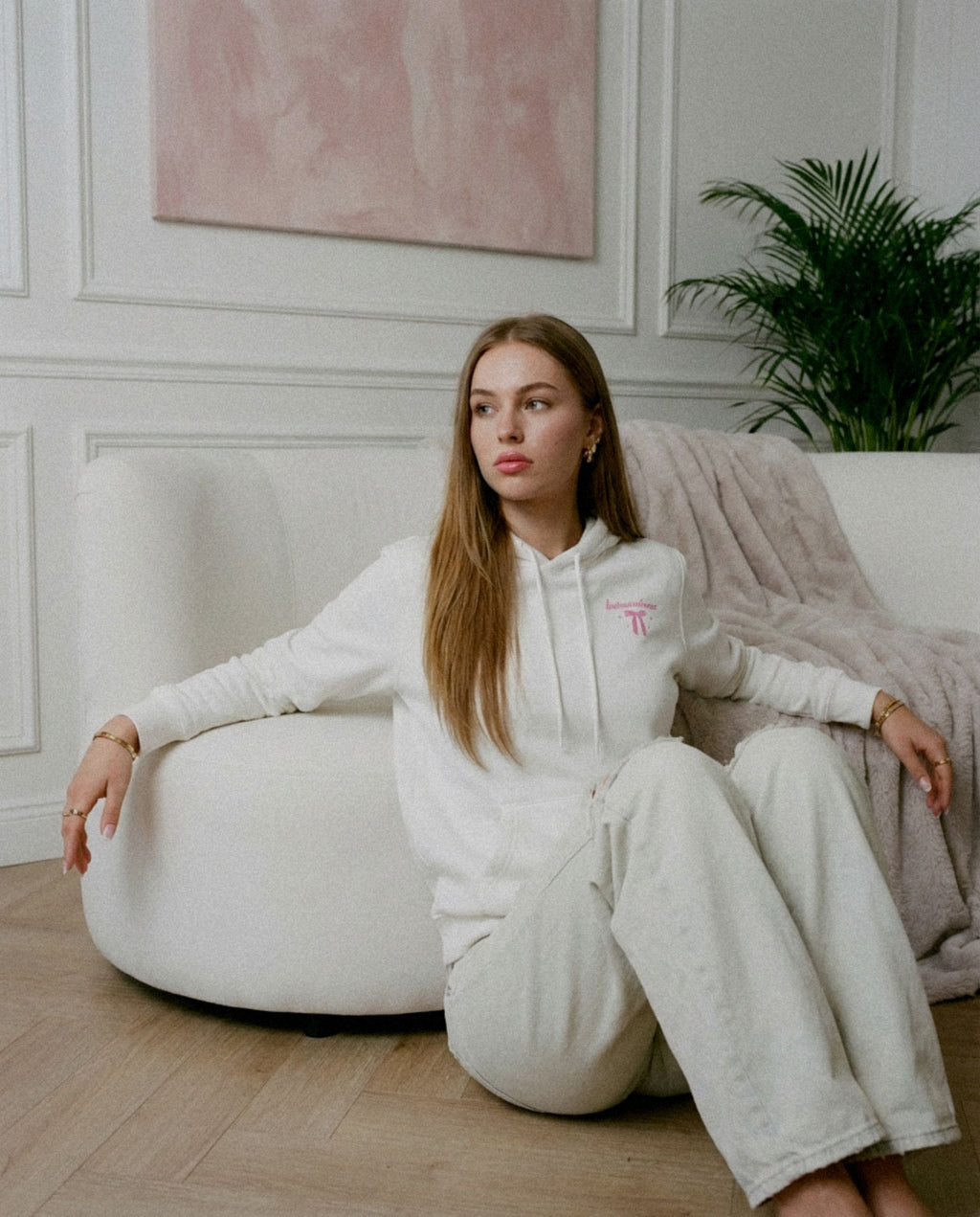 Businesswoman Heavyweight Cotton Relax Fit Hoodie