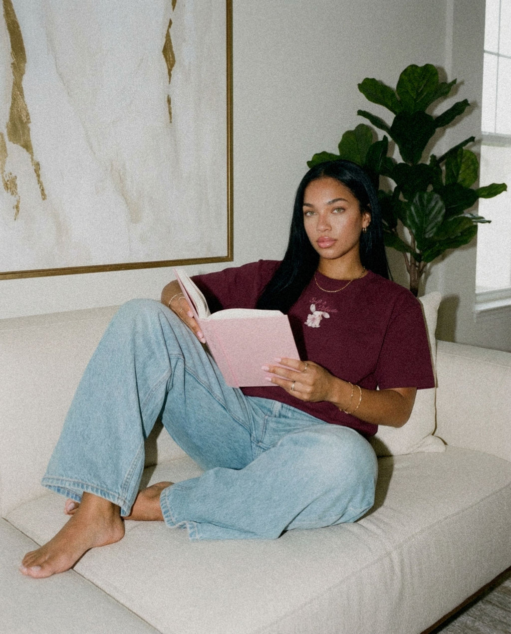 Soft & Delicate Heavyweight Cotton Drop Shoulder T-Shirt