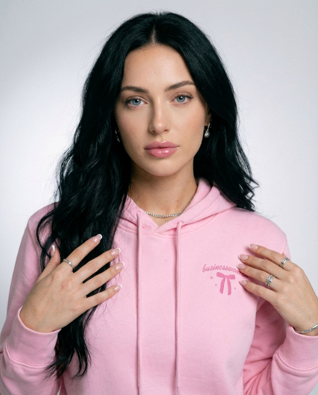 Businesswoman Heavyweight Cotton Relax Fit Hoodie