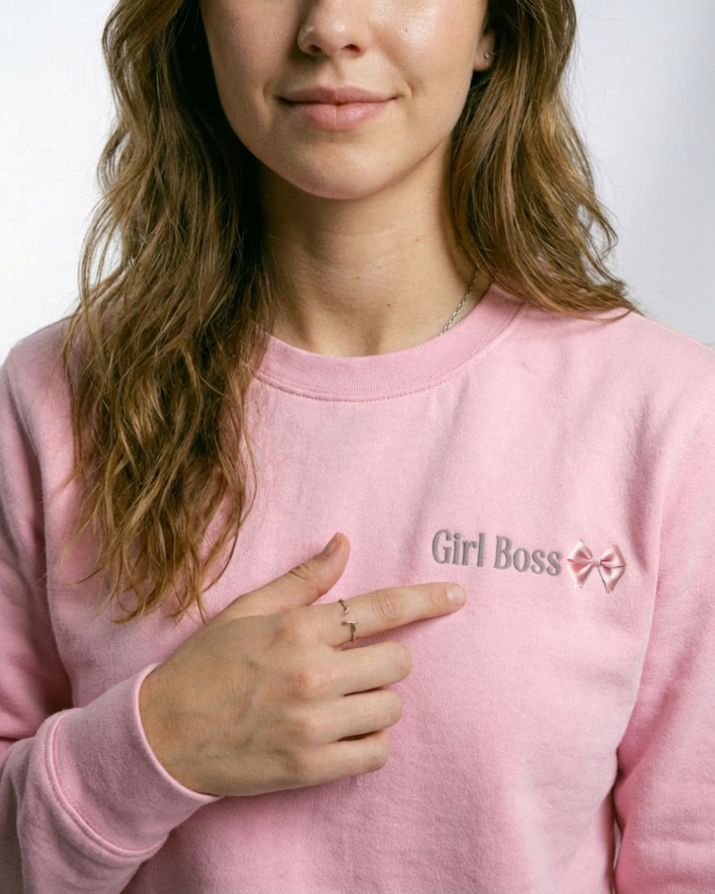 Girl Boss Heavyweight Cotton Regular Fit Sweatshirt