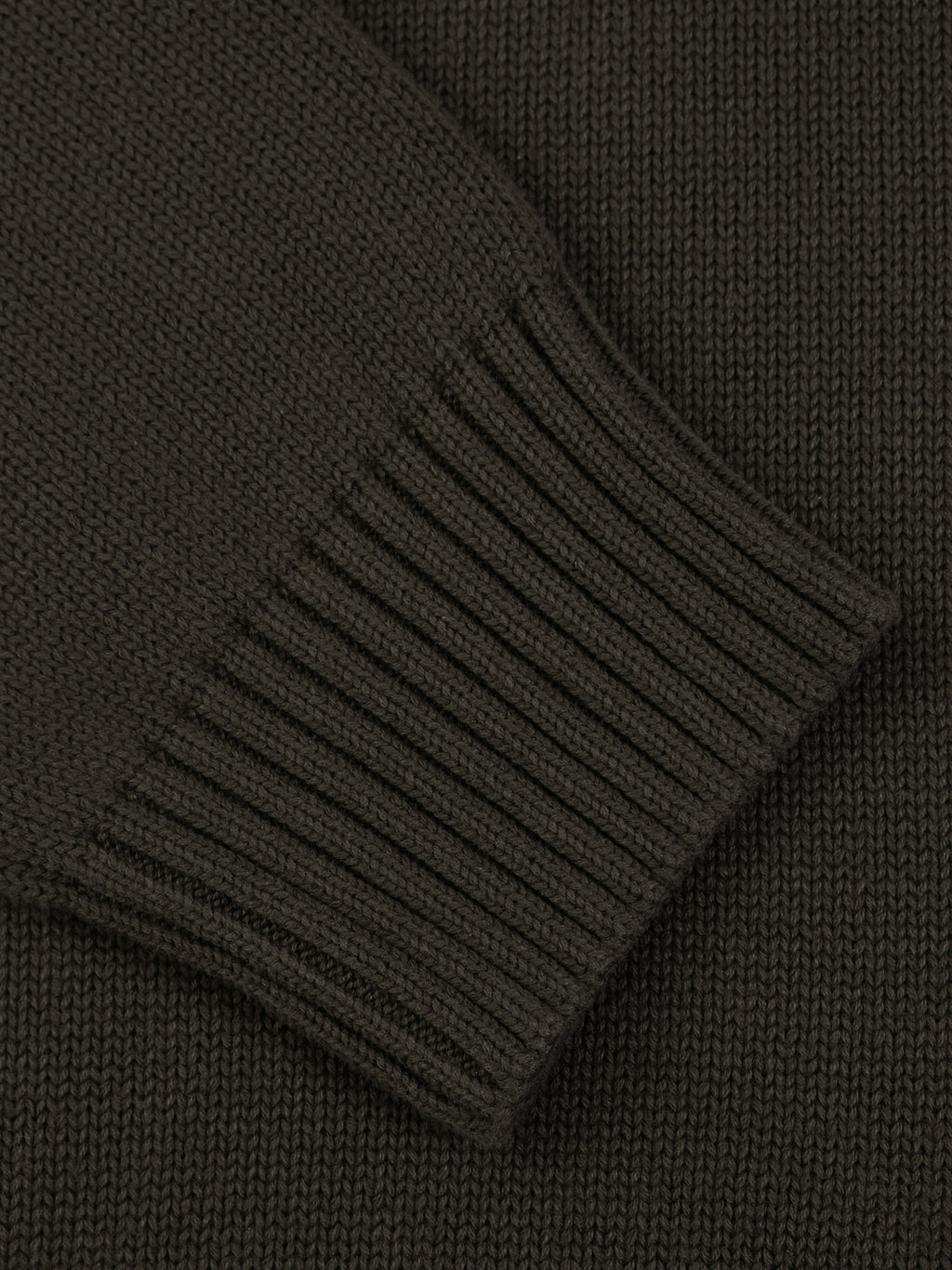 Thick Pure Cotton Quarter-Zip Sweater
