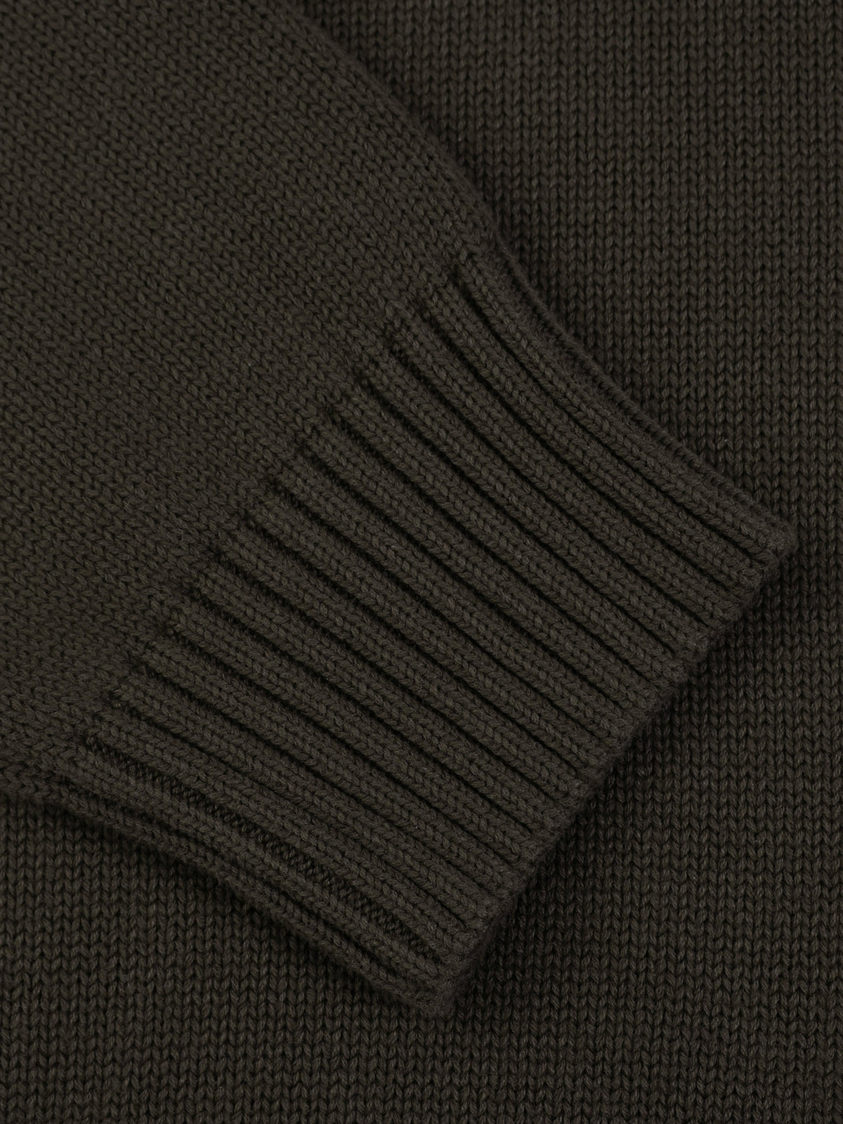 Thick Pure Cotton Quarter-Zip Sweater
