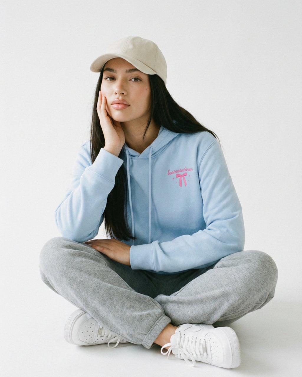 Businesswoman Heavyweight Cotton Hoodie