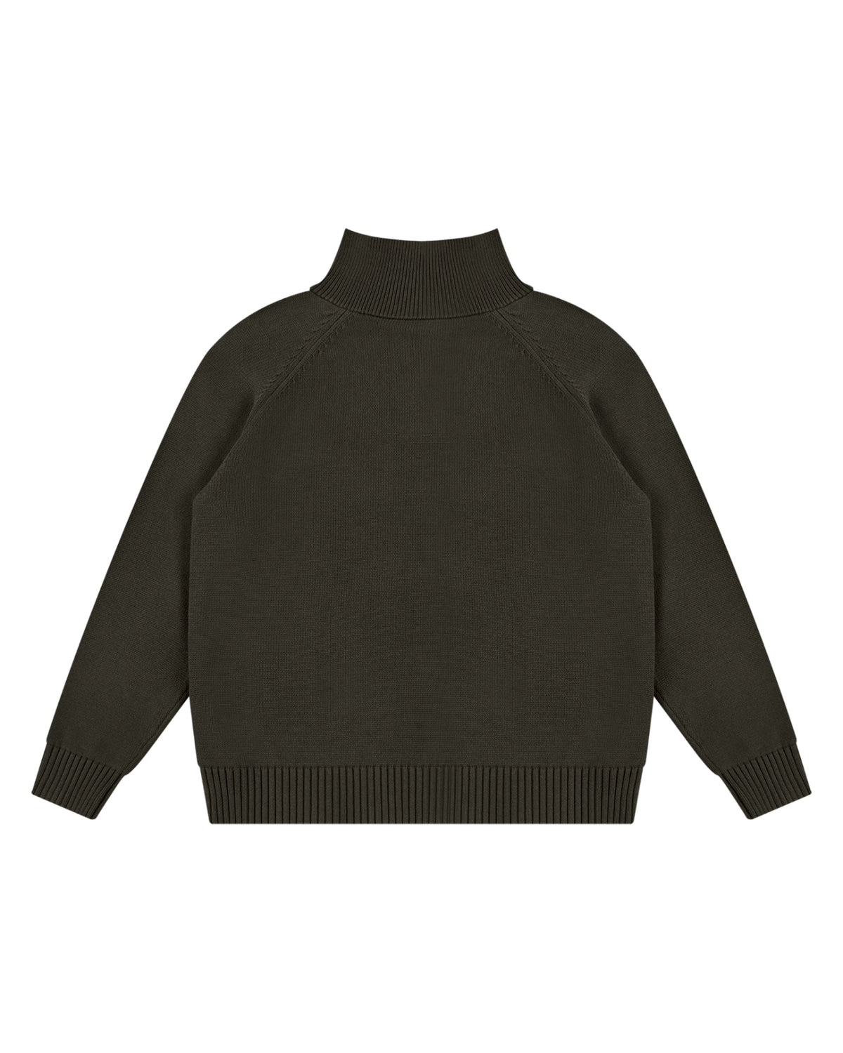 Thick Pure Cotton Quarter-Zip Sweater