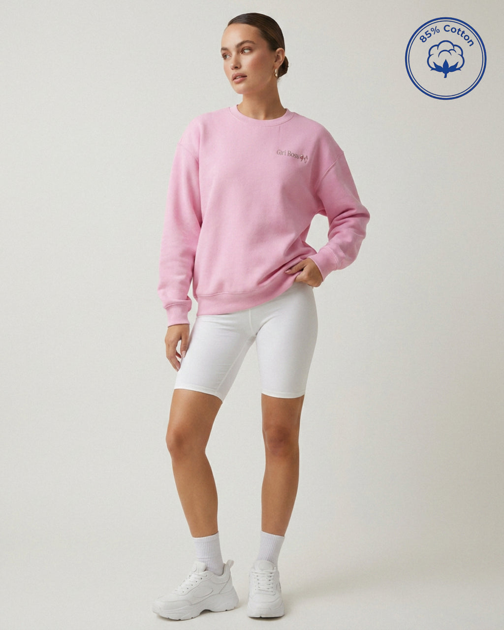 Girl Boss Heavyweight Cotton Sweatshirt