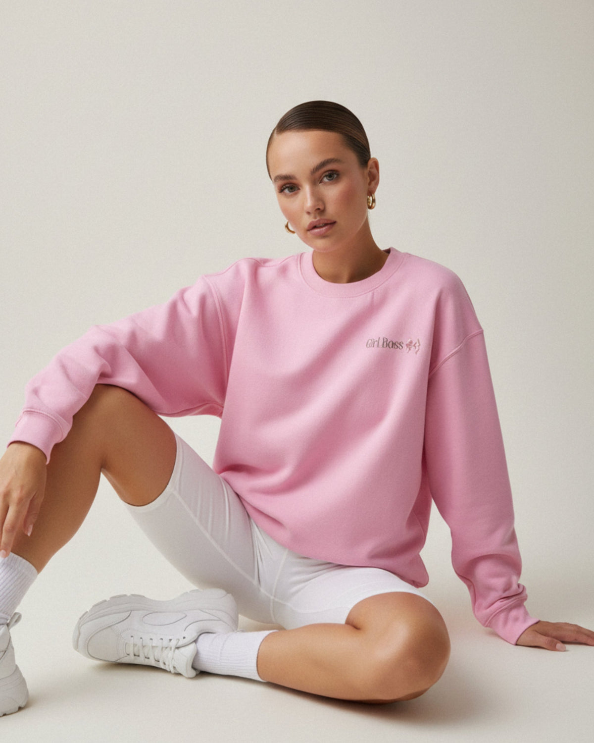 Girl Boss Heavyweight Cotton Sweatshirt