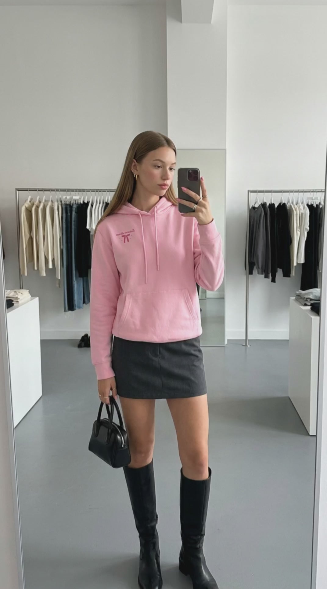 Businesswoman Heavyweight Cotton Hoodie