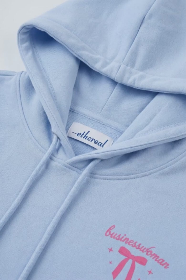 Businesswoman Heavyweight Cotton Hoodie