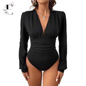 deep-v-neck-lantern-long-sleeve-bodysuit