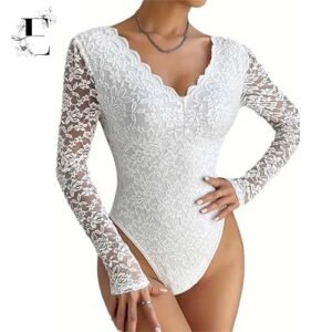 trim-floral-lace-v-neck-semi-sheer-bodysuit