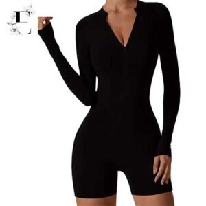 womens-zip-front-yoga-wear-fitness-bodysuit